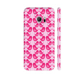Pink Birds Abstract Pattern HTC 10 / 10 Lifestyle Cover| Artist: Designer Chennai