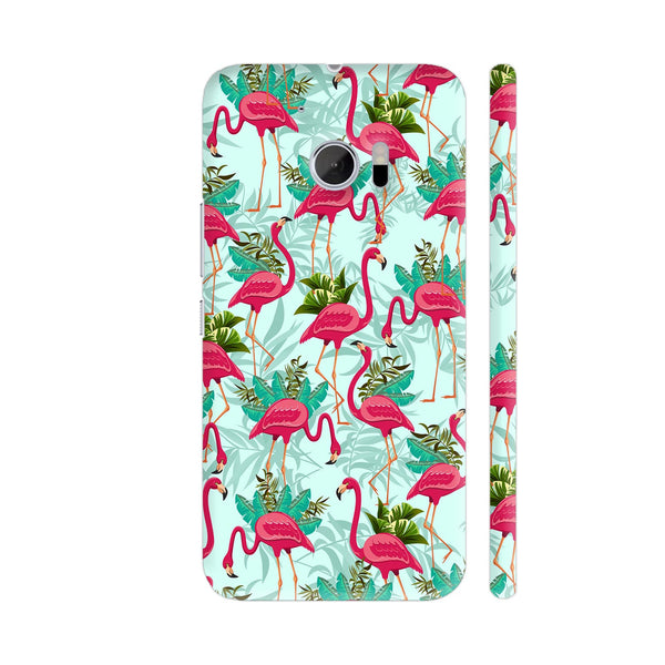 Pink Flamingos Exotic Birds HTC 10 / 10 Lifestyle Cover| Artist: BluedarkArt