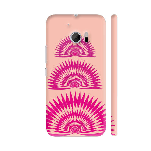Pink Freehand Petals HTC 10 / 10 Lifestyle Cover| Artist: Avani