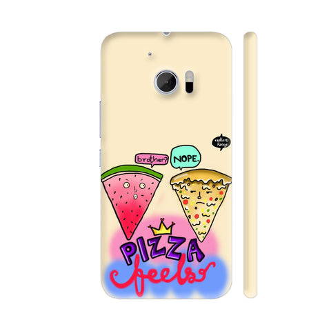 Pizza Feels HTC 10 / 10 Lifestyle Cover| Artist: Parul Dang