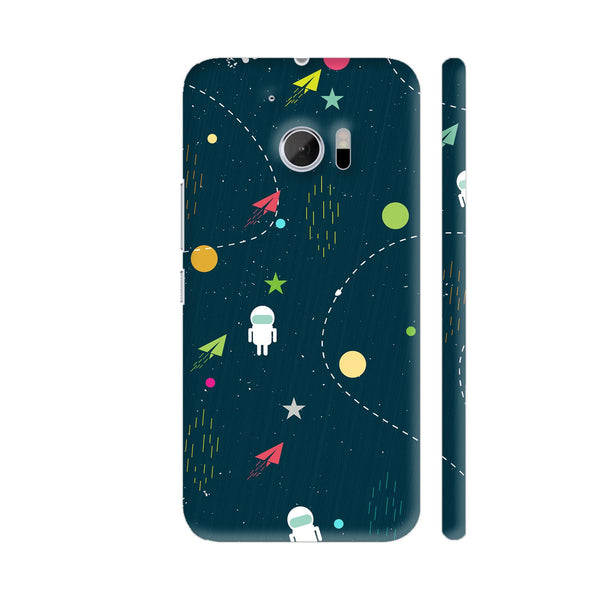 Planets Astronauts In Space HTC 10 / 10 Lifestyle Cover| Artist: Designer Chennai