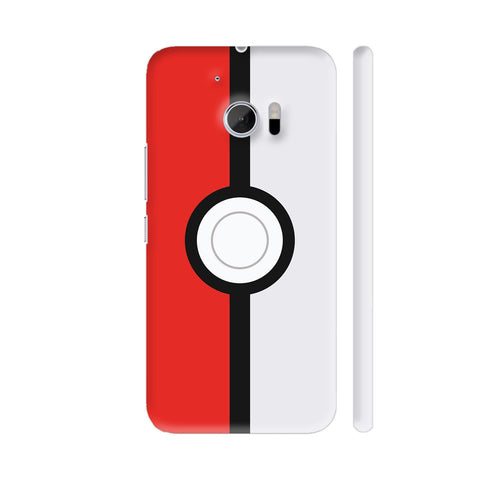 Pokemon Go Poke Ball Vertical HTC 10 / 10 Lifestyle Cover| Artist: Neeja Shah
