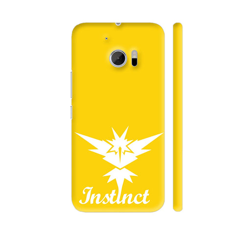 Pokemon Go Team Instinct In Yellow HTC 10 / 10 Lifestyle Cover| Artist: Manik Chawla