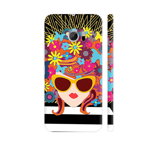 Pretty Girl With Cute Butterflies HTC 10 / 10 Lifestyle Cover| Artist: Sangeetha