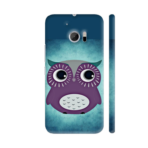 Purple Owl Bird HTC 10 / 10 Lifestyle Cover| Artist: WonderfulDreamPicture