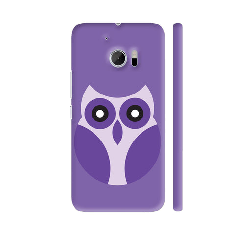 Purple Owl HTC 10 / 10 Lifestyle Cover| Artist: Designer Chennai