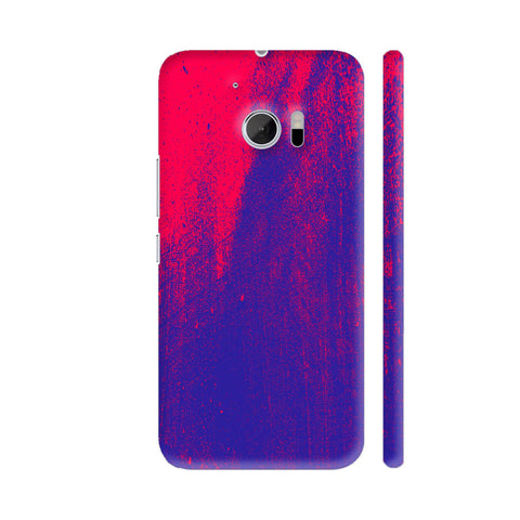 Red Blue Abstract Impression HTC 10 / 10 Lifestyle Cover| Artist: Nehal