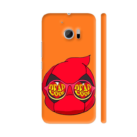 Red Dead Cool On Orange HTC 10 / 10 Lifestyle Cover| Artist: Sangeetha