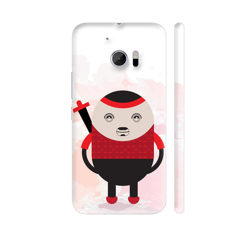 Red Ninja Warrior HTC 10 / 10 Lifestyle Cover| Artist: Designer Chennai