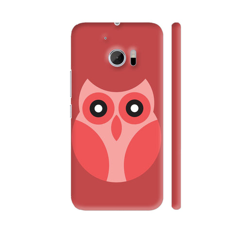 Red Owl HTC 10 / 10 Lifestyle Cover| Artist: Designer Chennai