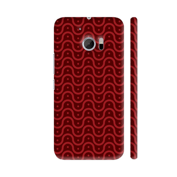Red Weaving Pattern HTC 10 / 10 Lifestyle Cover| Artist: Designer Chennai