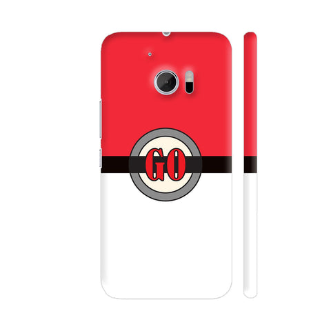 Red White Pokemon Go HTC 10 / 10 Lifestyle Cover| Artist: Sangeetha