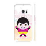 Red Yellow Grumpy Angry Kid HTC 10 / 10 Lifestyle Cover| Artist: Designer Chennai