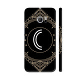 Retro Black Letter C HTC 10 / 10 Lifestyle Cover| Artist: Abhinav