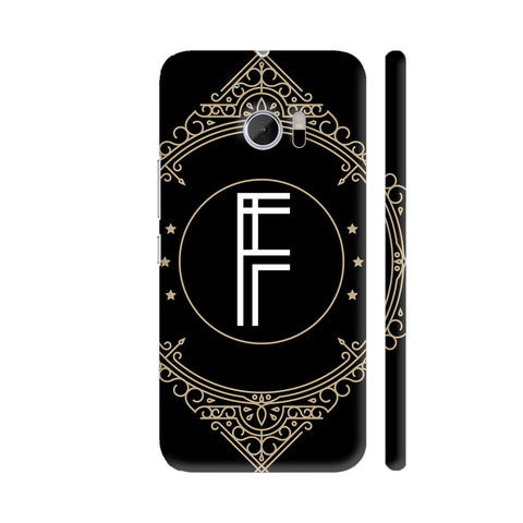 Retro Black Letter F HTC 10 / 10 Lifestyle Cover| Artist: Abhinav