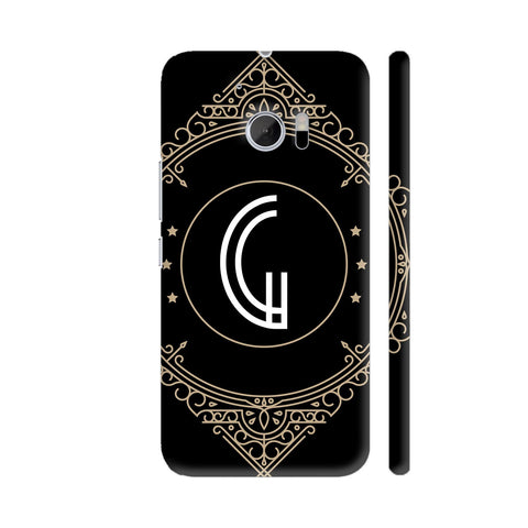 Retro Black Letter G HTC 10 / 10 Lifestyle Cover| Artist: Abhinav