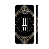 Retro Black Letter H HTC 10 / 10 Lifestyle Cover| Artist: Abhinav