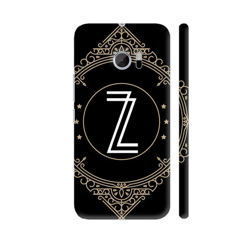 Retro Black Letter Z HTC 10 / 10 Lifestyle Cover| Artist: Abhinav