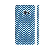 Retro Blue White Pattern HTC 10 / 10 Lifestyle Cover| Artist: Neeja Shah