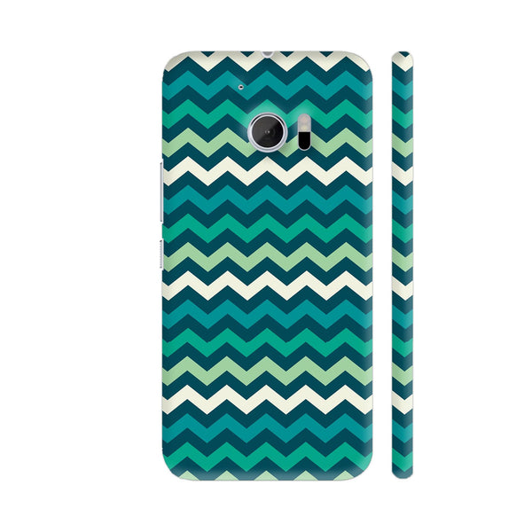 Retro Zig Zag Chevron HTC 10 / 10 Lifestyle Cover| Artist: Neeja Shah