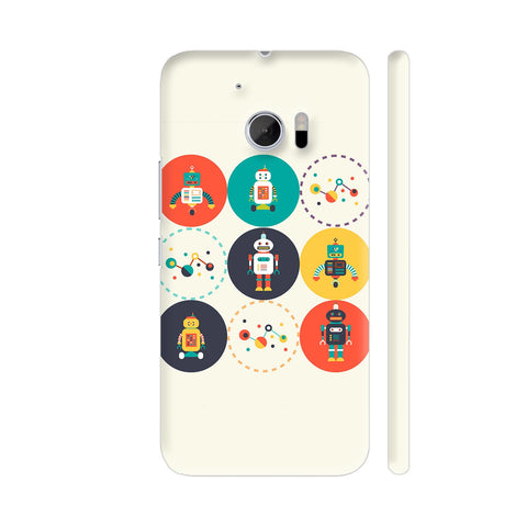 Robots HTC 10 / 10 Lifestyle Cover| Artist: Abhinav