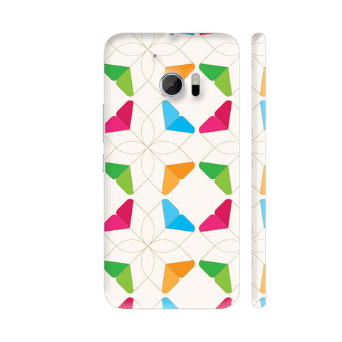 Royal Colors With Shapes HTC 10 / 10 Lifestyle Cover| Artist: Designer Chennai