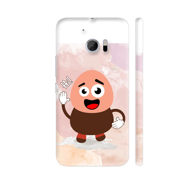 Say Hi Cartoon HTC 10 / 10 Lifestyle Cover| Artist: Designer Chennai