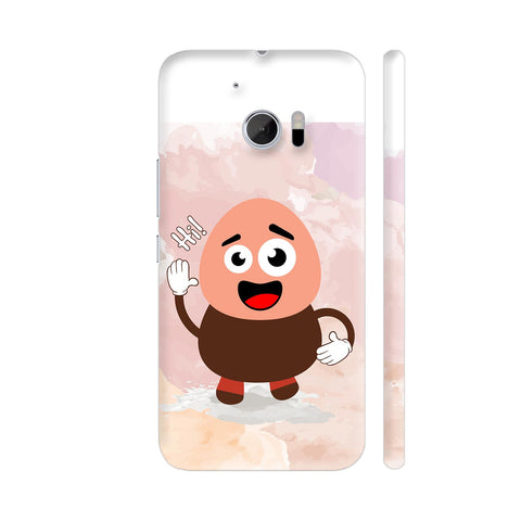 Say Hi Cartoon HTC 10 / 10 Lifestyle Cover| Artist: Designer Chennai
