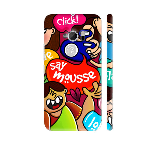 Say Mousse Multicolor HTC 10 / 10 Lifestyle Cover| Artist: Woodle Doodle