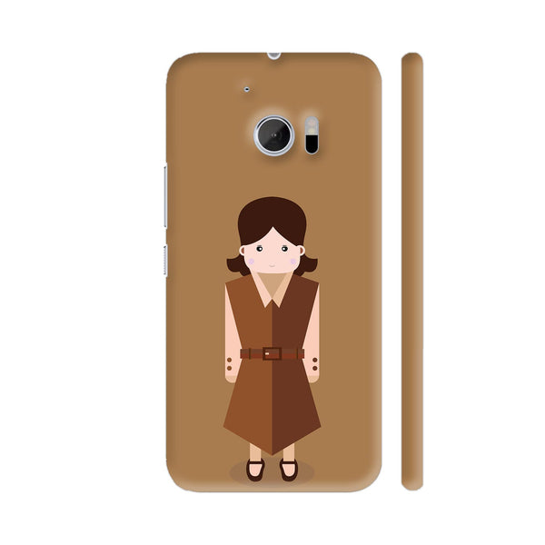 School Girl In Brown Uniform HTC 10 / 10 Lifestyle Cover| Artist: Designer Chennai