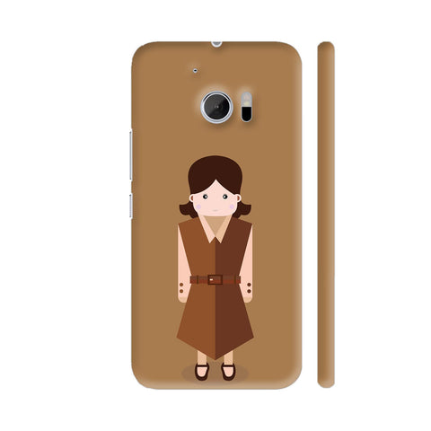School Girl In Brown Uniform HTC 10 / 10 Lifestyle Cover| Artist: Designer Chennai