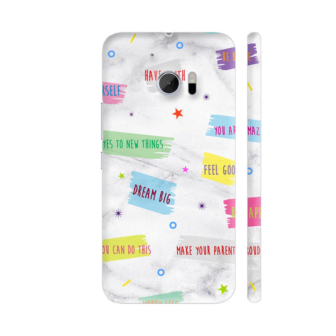 Self Motivation Quotes HTC 10 / 10 Lifestyle Cover| Artist: Dolly P