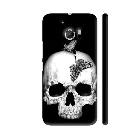 Skull And Soul On Black HTC 10 / 10 Lifestyle Cover| Artist: Giordano Aita