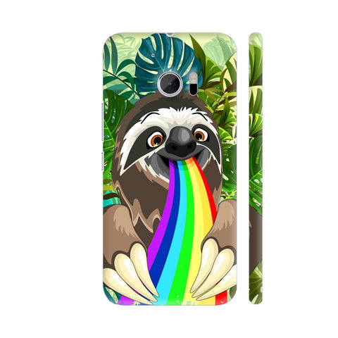 Sloth Spitting Rainbow Colors HTC 10 / 10 Lifestyle Cover| Artist: BluedarkArt