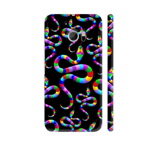 Snake Psychedelic Rainbow Colors HTC 10 / 10 Lifestyle Cover| Artist: BluedarkArt