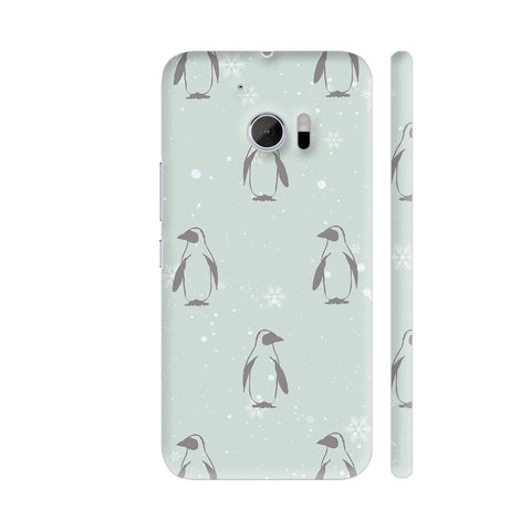 Snow Penguins HTC 10 / 10 Lifestyle Cover| Artist: Adeela Abdul Razak