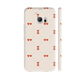 Square With Red Heart HTC 10 / 10 Lifestyle Cover| Artist: Designer Chennai