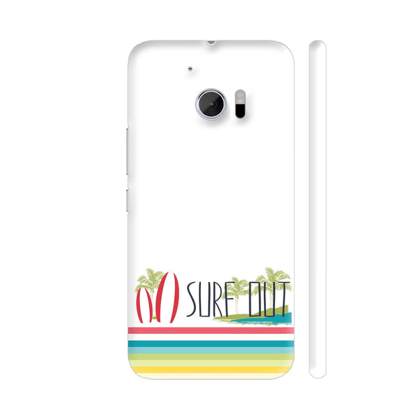 Surf Out With Multicolor Stripes HTC 10 / 10 Lifestyle Cover| Artist: Urvashi