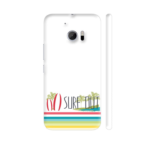 Surf Out With Multicolor Stripes HTC 10 / 10 Lifestyle Cover| Artist: Urvashi