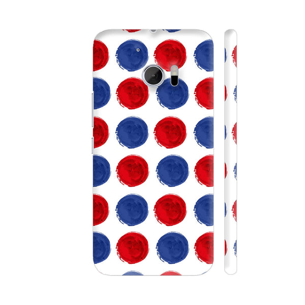 Sushi Pattern Red Blue HTC 10 / 10 Lifestyle Cover| Artist: Abhinav