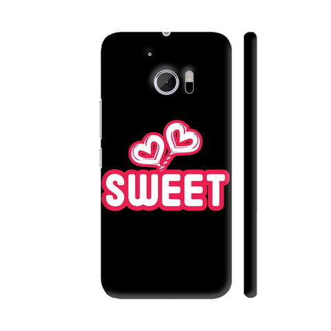 Sweet Heart Valentine Pops On Black HTC 10 / 10 Lifestyle Cover| Artist: Designer Chennai