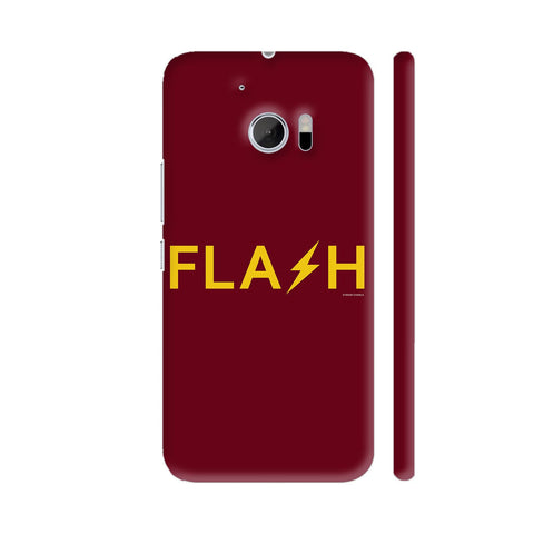 The Flash On Red HTC 10 / 10 Lifestyle Cover| Artist: Manik Chawla