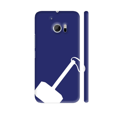 Thor Hammer On Blue HTC 10 / 10 Lifestyle Cover| Artist: Rahul Negi