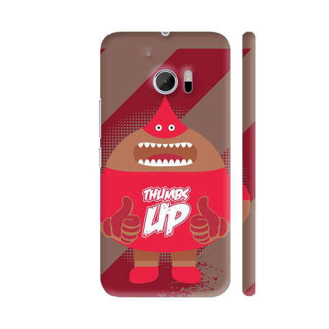 Thumbs Up Funny Cartoon HTC 10 / 10 Lifestyle Cover| Artist: Designer Chennai