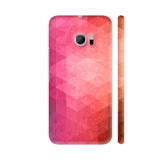 Triangles Shades Of Pink HTC 10 / 10 Lifestyle Cover| Artist: Abhinav