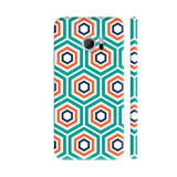 Trippy Hexagons Soft Green HTC 10 / 10 Lifestyle Cover| Artist: Abhinav