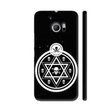 Victorian Astrology Skull On Black HTC 10 / 10 Lifestyle Cover| Artist: Designer Chennai