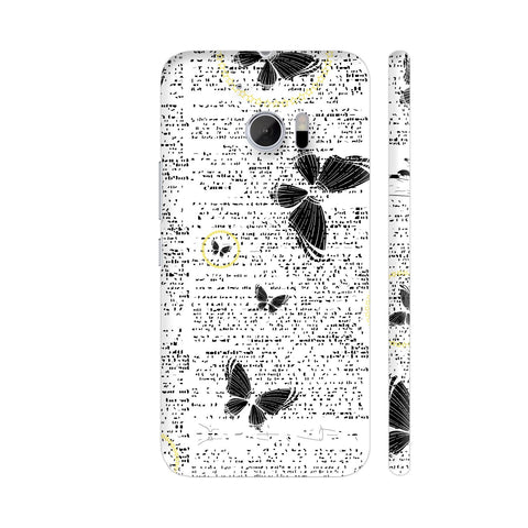 Vintage Butterfly HTC 10 / 10 Lifestyle Cover| Artist: Urvashi