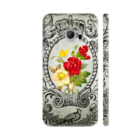 Vintage Flower HTC 10 / 10 Lifestyle Cover| Artist: WonderfulDreamPicture