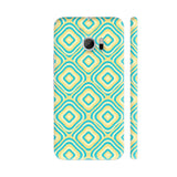Vintage Retro Concentric Squares HTC 10 / 10 Lifestyle Cover| Artist: Designer Chennai